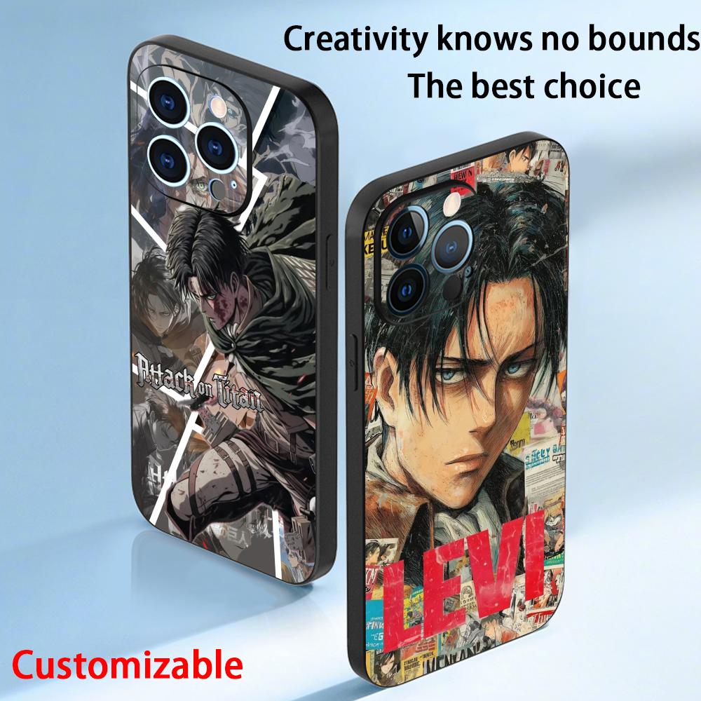 Apple Iphone 15 Pro Max - Levi ackerman cool anime man pattern