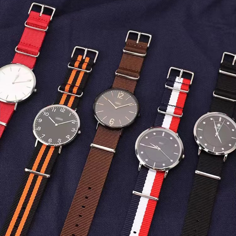 16/18/20/22/24Mm Cambos Sọc Mạ - đánh giá và giá Nylon Nato Strap