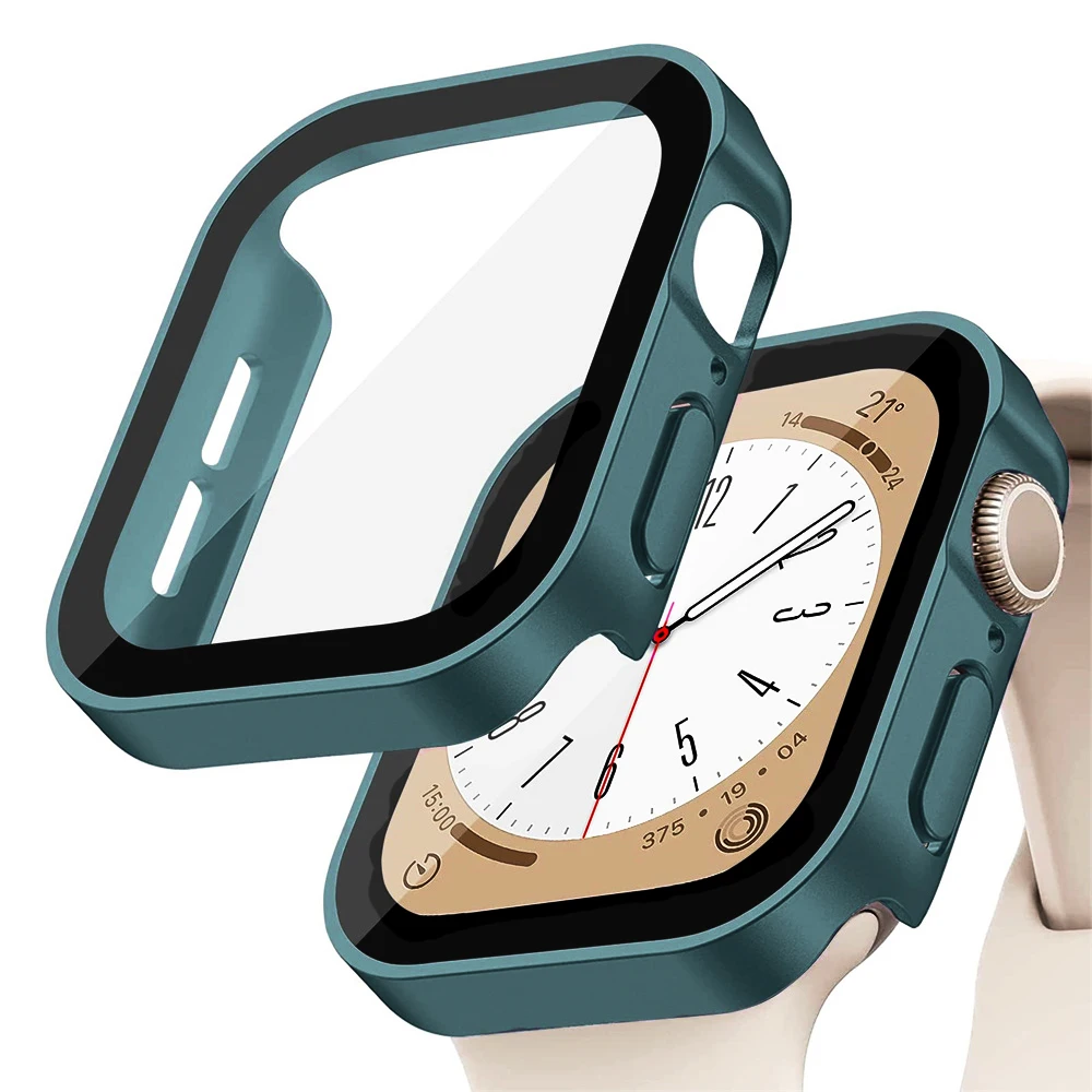 Glass+cover For Apple Watch ca - đánh giá và giá Smartwatch Watch Accessories For Women