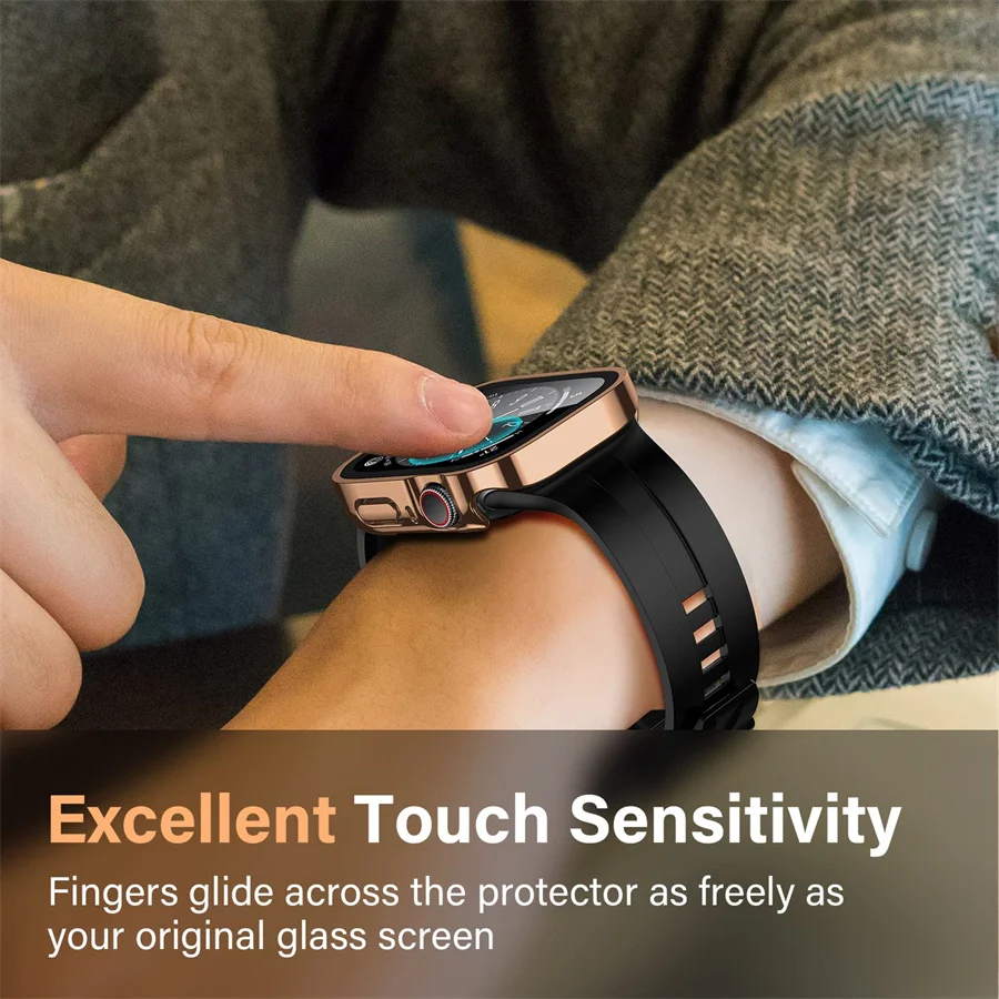 Glass+cover For Apple Watch ca - đánh giá và giá Smartwatch Watch Accessories For Women