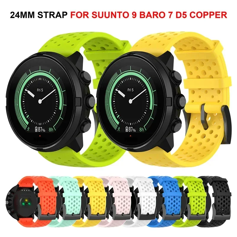 24mm Silicone Band For SUUNTO  - đánh giá và giá Fossil Smartwatch Accessories