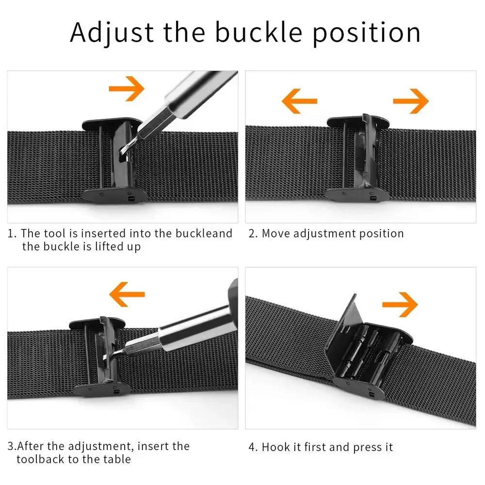 Metal Bands for Garmin Venu X1 - đánh giá và giá Stainless Mesh Band