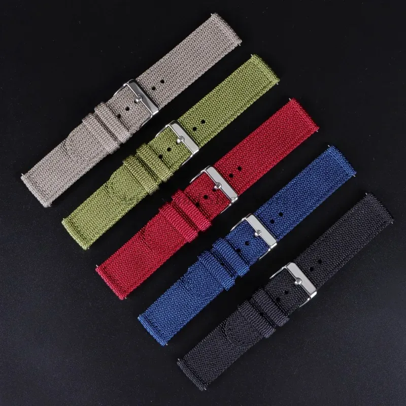 18 20 22 24mm Nylon Canvas Str - đánh giá và giá Nylon Nato Strap
