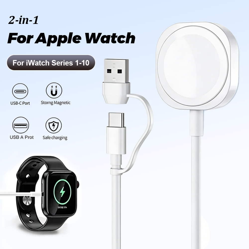 2 in 1 Magnetic Wireless USB A - đánh giá và giá Wireless Charger Watch