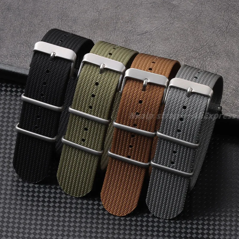 Ribbed Nylon Watch Strap 18mm  - đánh giá và giá Nylon Nato Strap