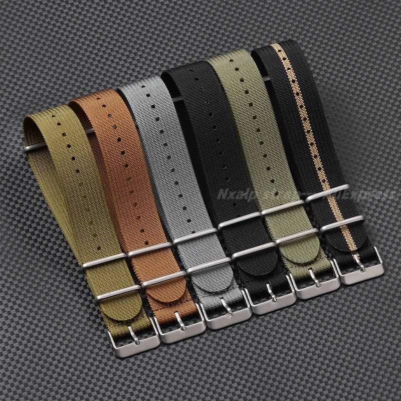 Ribbed Nylon Watch Strap 18mm  - đánh giá và giá Nylon Nato Strap