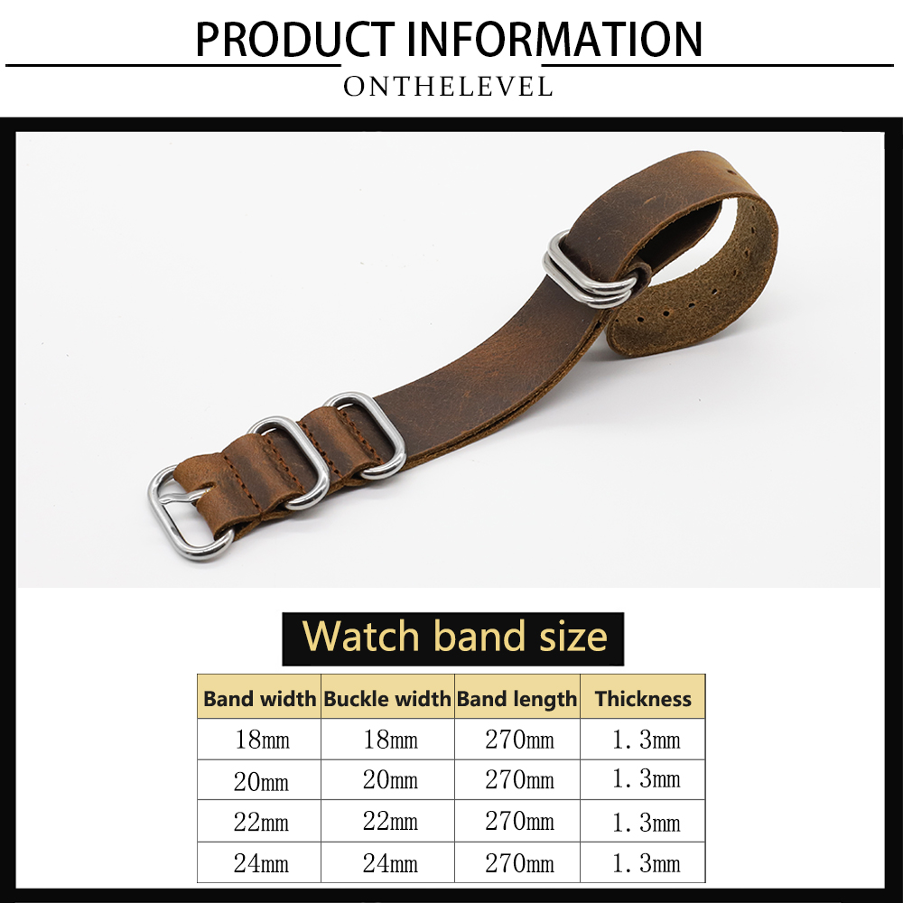 Bao Da Chính Hãng Dây Đồng Hồ  - đánh giá và giá Nylon Nato Strap