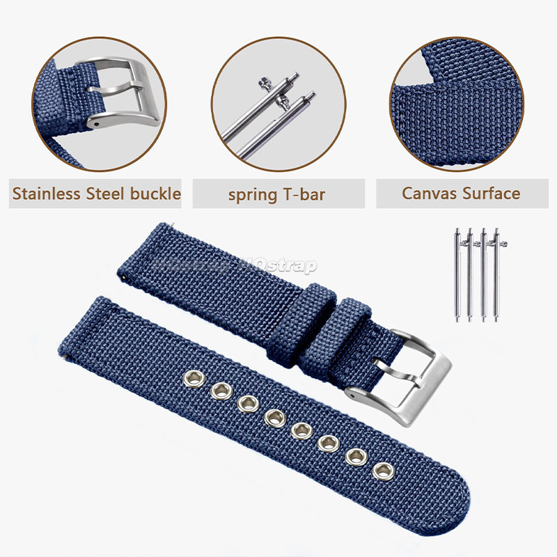 Nylon Strap 18mm 20mm 22mm Ban - đánh giá và giá Nylon Nato Strap