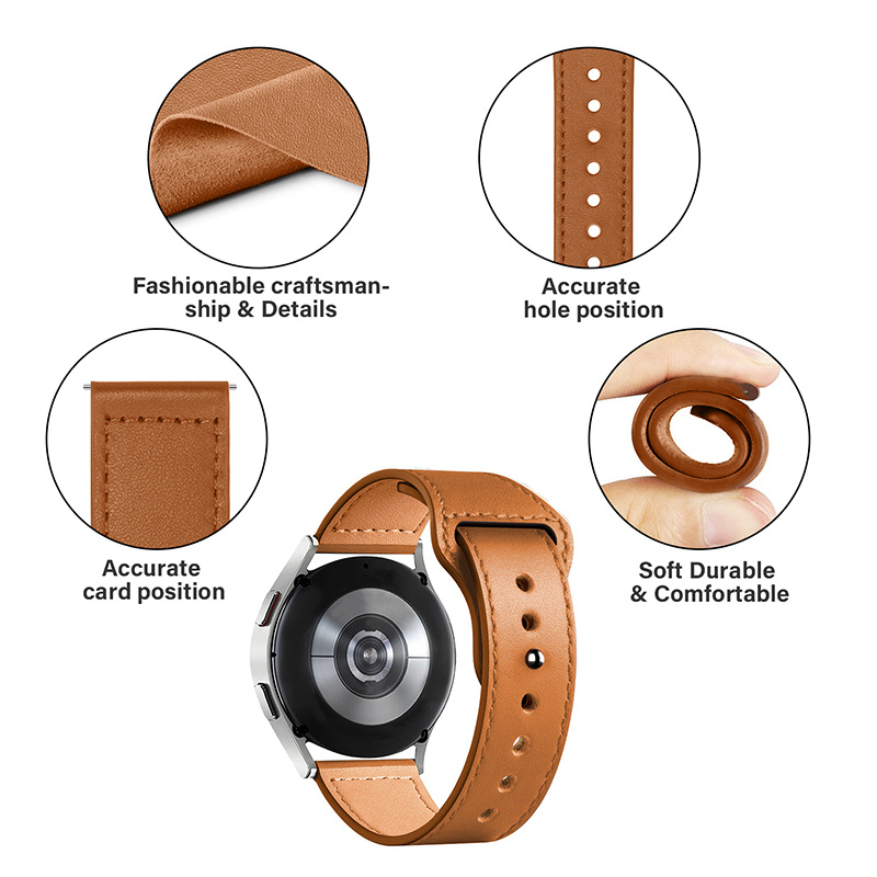 leather watch strap For Samsun - đánh giá và giá Titan Smartwatch Accessories