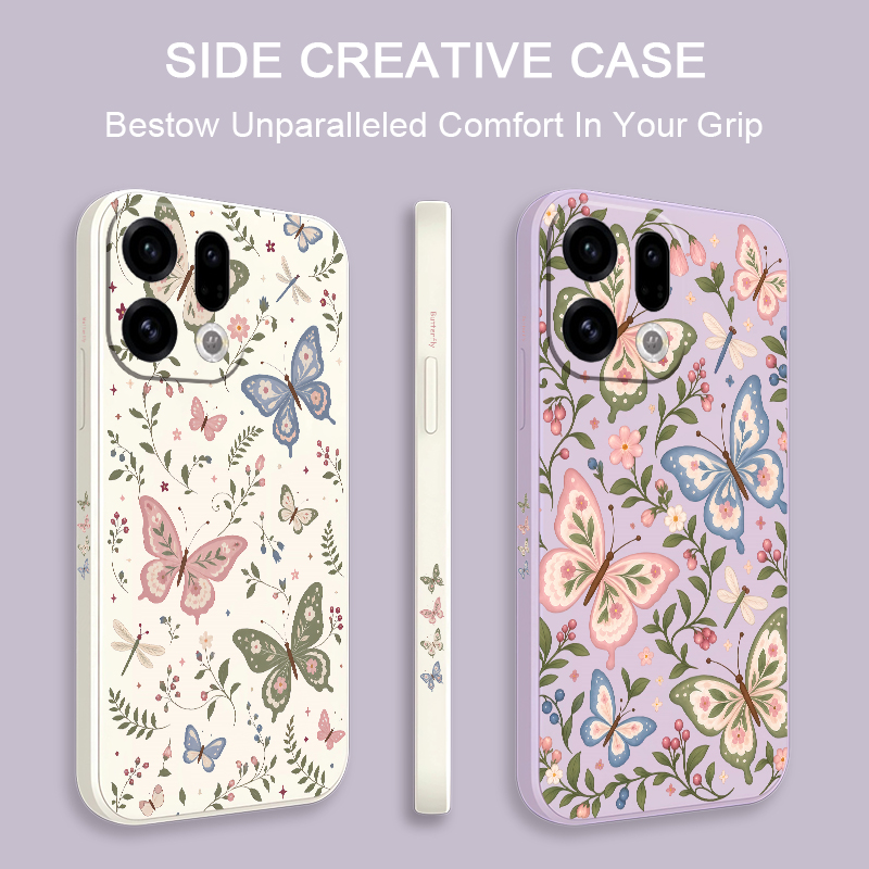 Colorful Butterfly Phone Case  - đánh giá và giá Oppo Reno 12