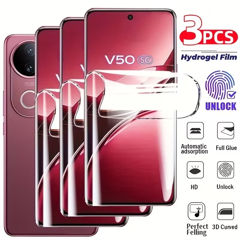 3Pcs Hydrogel Film For Vivo V2 - đánh giá và giá Vivo X200