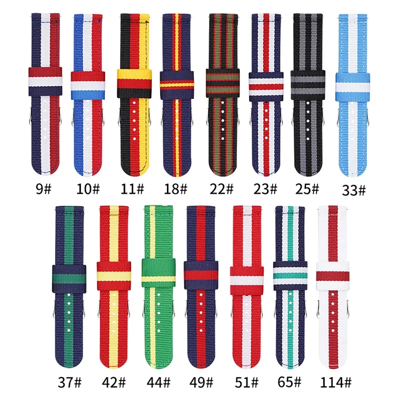 20mm 22mm Woven Nylon Strap fo - đánh giá và giá Nylon Nato Strap