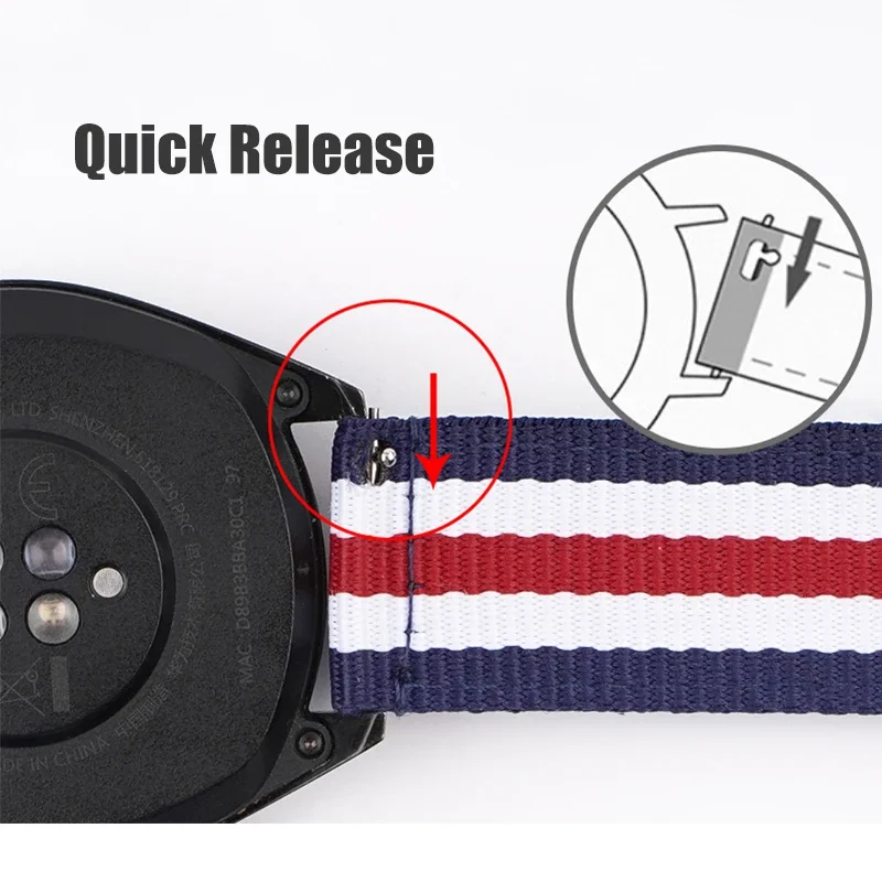 20mm 22mm Woven Nylon Strap fo - đánh giá và giá Nylon Nato Strap