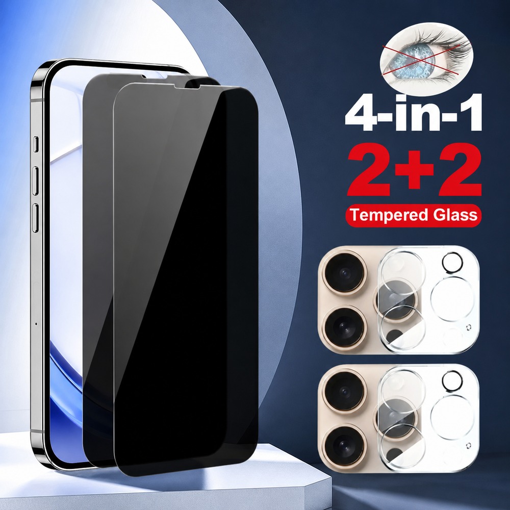 2+2PCS Privacy Tempered Glass  - đánh giá và giá Realme Gt 6