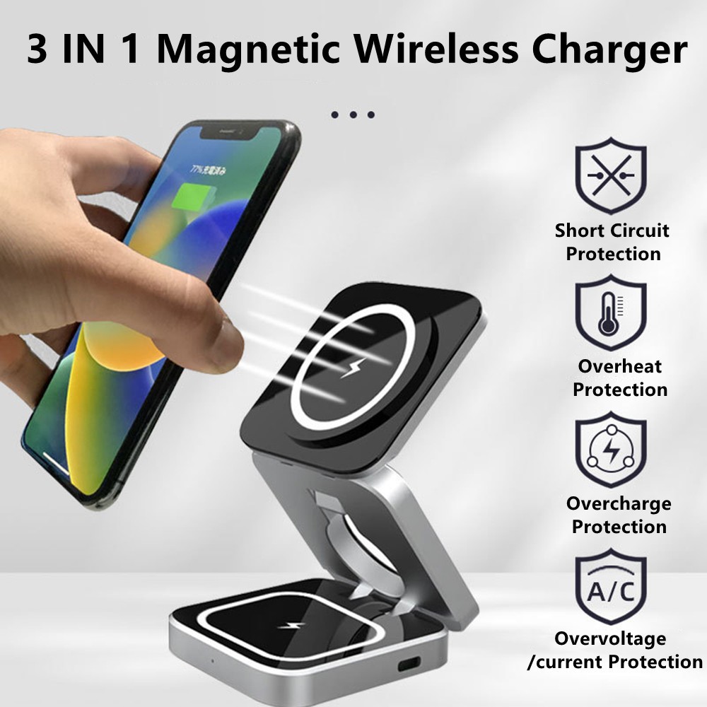 Foldable Magnetic Wireless Cha - đánh giá và giá Wireless Charger Watch
