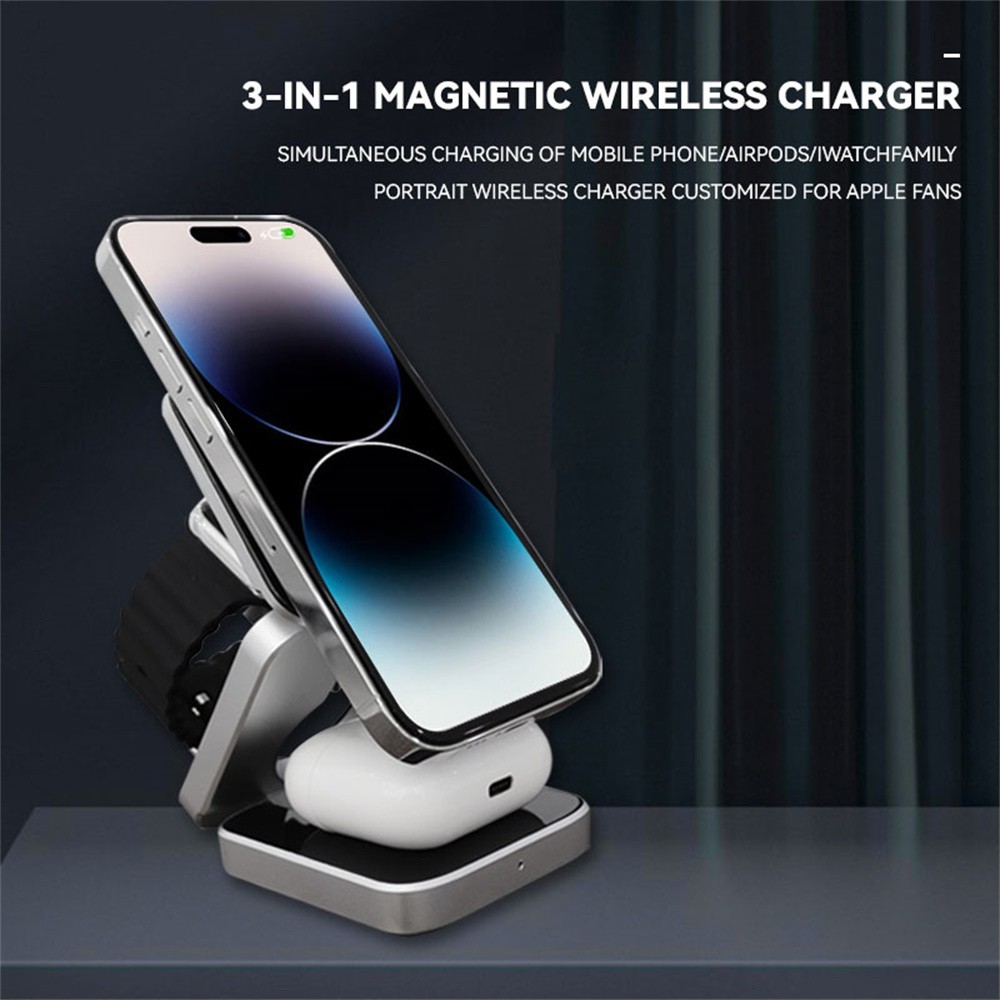 Foldable Magnetic Wireless Cha - đánh giá và giá Wireless Charger Watch