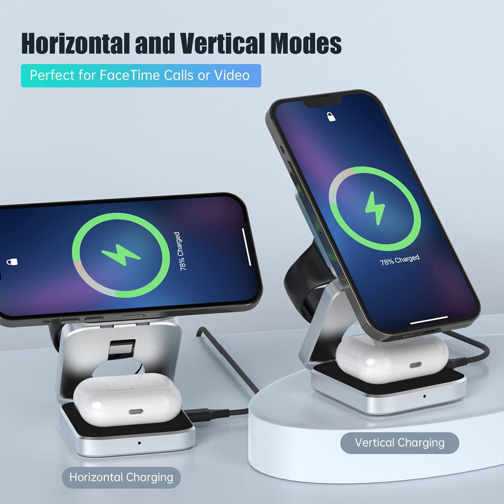 Foldable Magnetic Wireless Cha - đánh giá và giá Wireless Charger Watch