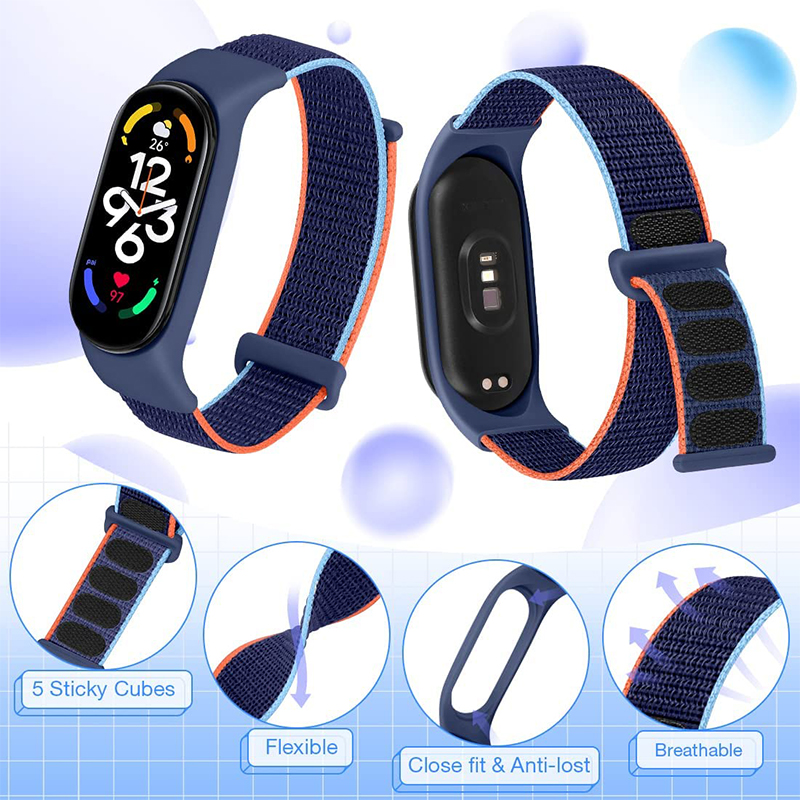 Nylon loop For Xiaomi Mi Band  - đánh giá và giá Smartwatch Watch Accessories For Women