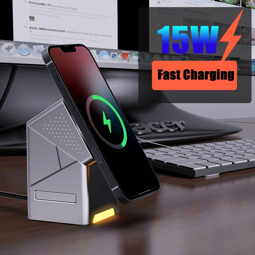 3 in 1 Magnetic Wireless Charg - đánh giá và giá Wireless Charger Watch