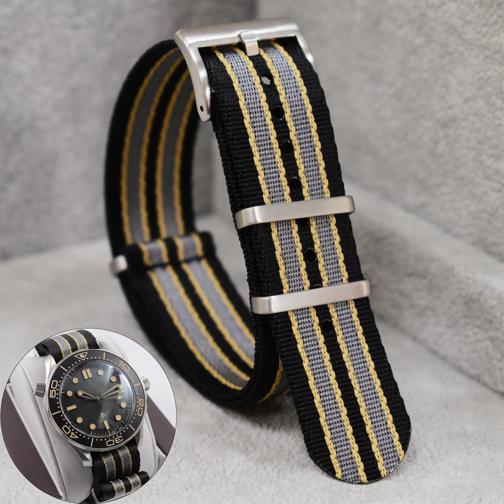 20mm Nylon Watch Strap for Ome - đánh giá và giá Nylon Nato Strap