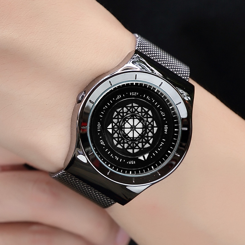 Geek Đồng Hồ Nam Tối Giản Bàn  - đánh giá và giá Stainless Mesh Band